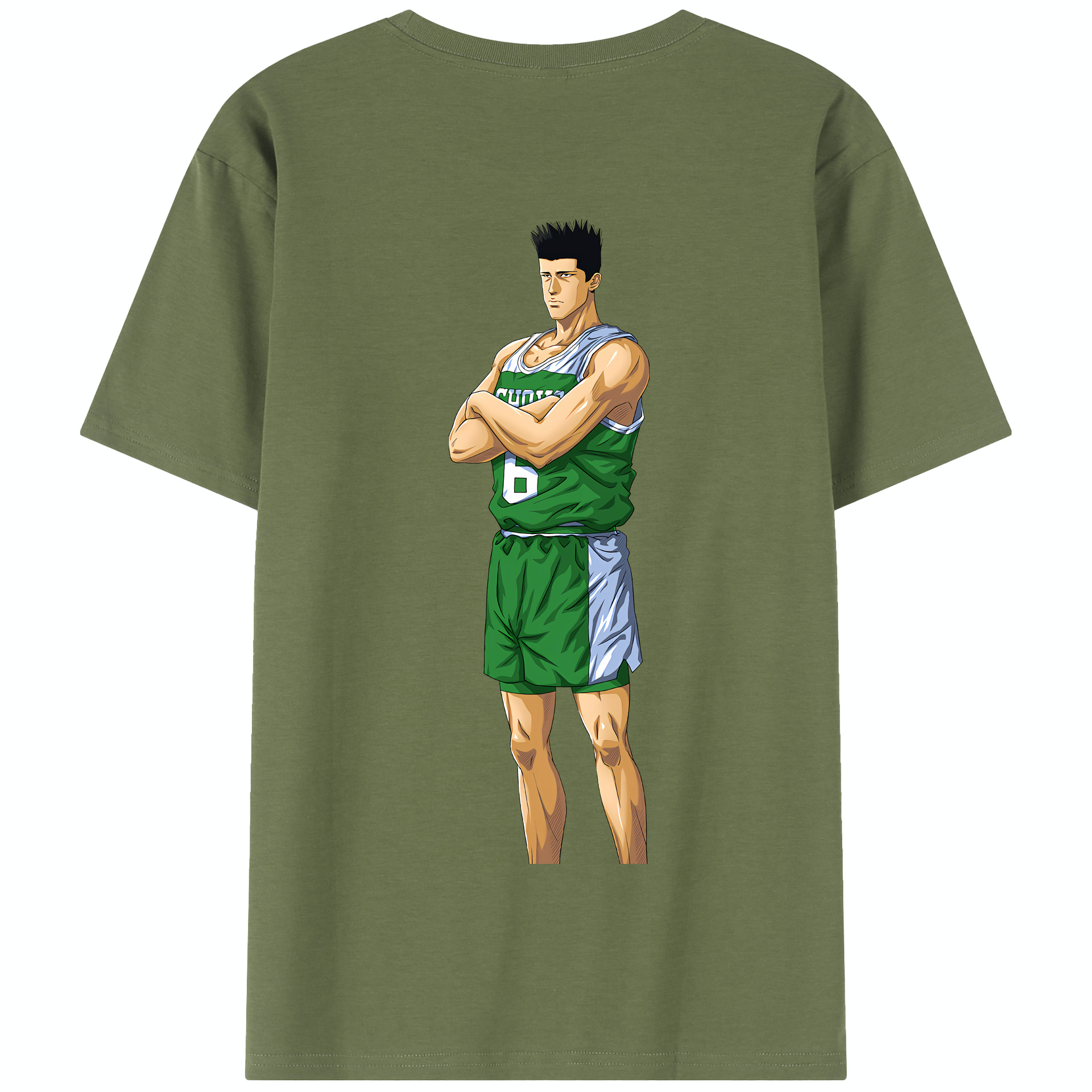 SLAM DUNK／スラムダンク 綿100％半袖Tシャツ（背面プリント）